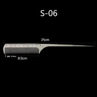 Hairdresser Stainless Steel Dense Tooth Comb