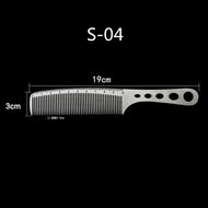 Hairdresser Stainless Steel Dense Tooth Comb