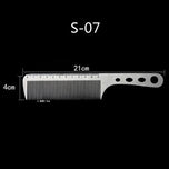 Hairdresser Stainless Steel Dense Tooth Comb