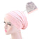 Aliexpress Hot Sale Double-Layer Satin-Lined Chemotherapy Cap Ladies Pullover Cap Night Cap Cotton Confinement Cap