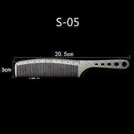 Hairdresser Stainless Steel Dense Tooth Comb