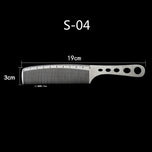 Hairdresser Stainless Steel Dense Tooth Comb