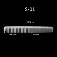 Hairdresser Stainless Steel Dense Tooth Comb